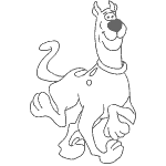 scooby doo cartoon coloring pages