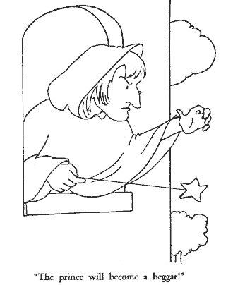 fairy tale Rapunzel coloring page