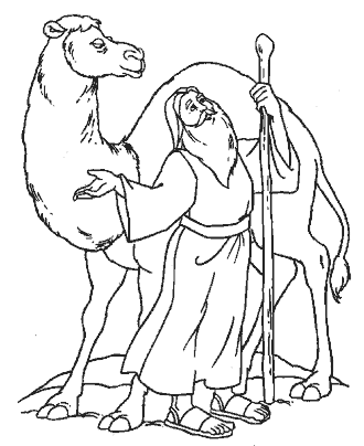 bible coloring page for sunday school