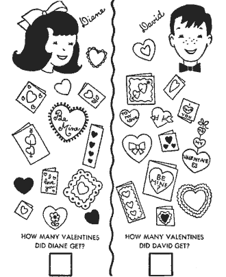 Valentine´s Day crafts coloring pages