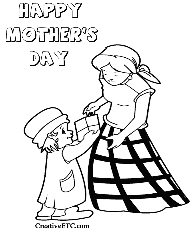 mothers day pictures to color. MOTHERS DAY IMAGES TO COLOR
