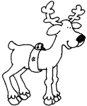 Christmas coloring book picture