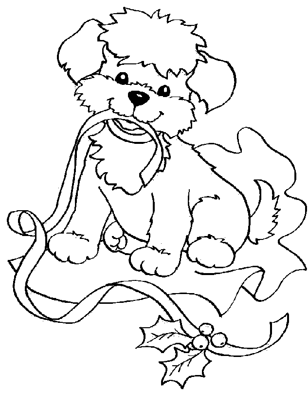 Free Christmas coloring pages 022