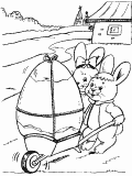 easter coloring book page