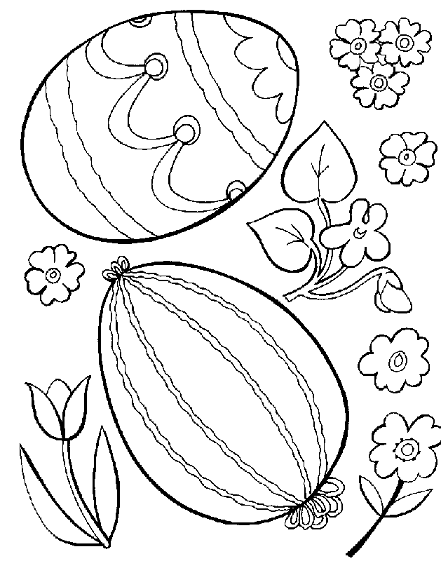 easter eggs colouring in. Easter Eggs coloring sheet