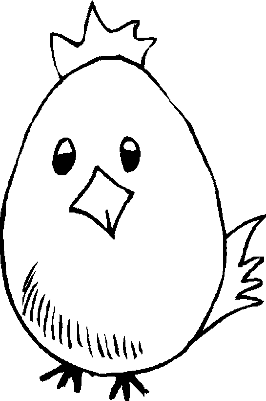 coloring pages easter chicks. Easteregg coloring page