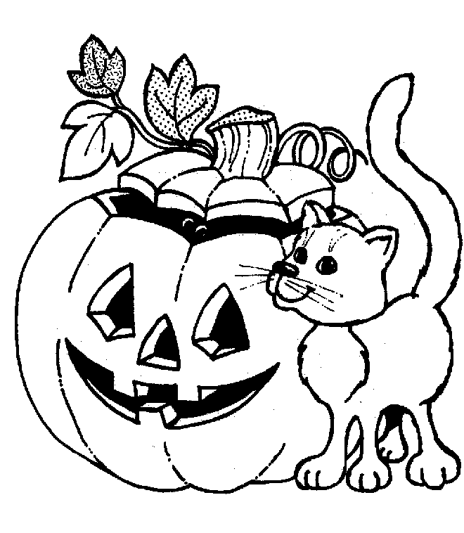 Halloween coloring book pictures - 024