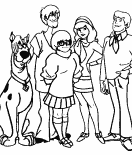 free scooby-doo coloring page