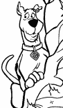 free scooby-doo coloring page