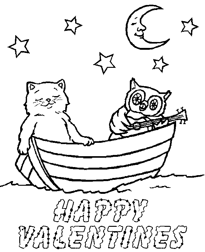 valentine coloring page. printable valentine coloring