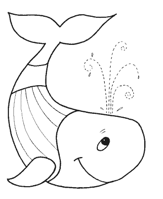 fish coloring page