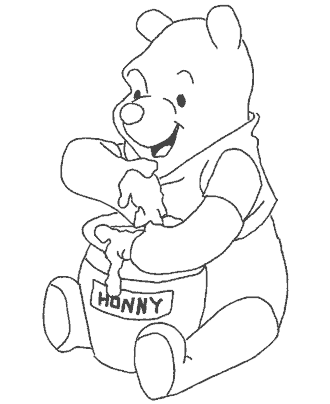 winnie pooh coloring page