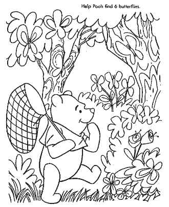 winnie pooh coloring page