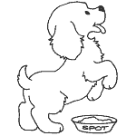 animal coloring pages of dogs