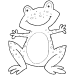animal coloring pages of frogs