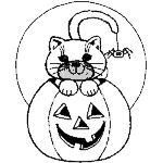 holiday coloring pages for halloween