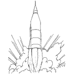 coloring pages of space