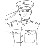 veterans day patriotic coloring pages