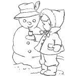 nature coloring pages of winter