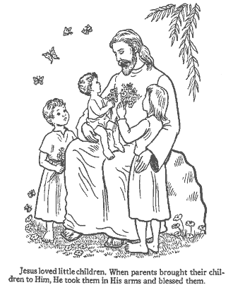 Bible Coloring Pages for Sunday School