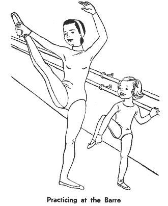 ballet coloring pages for girls