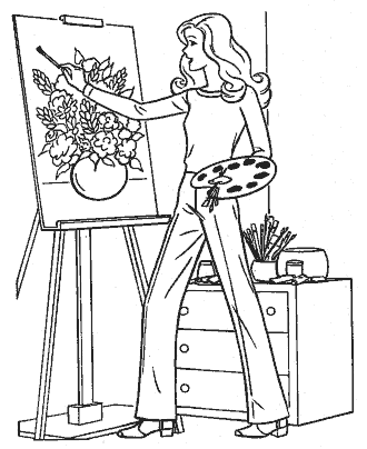 school coloring pages for girls