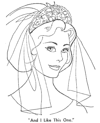wedding coloring pages for girls