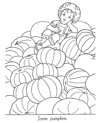 autumn fall coloring pages