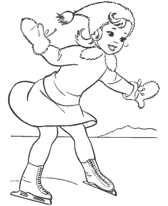 winters coloring page