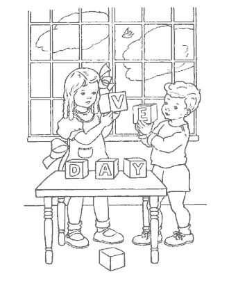 printable veterans day coloring page