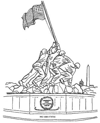 veterans days coloring page