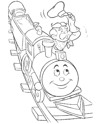 coloring pages of trains