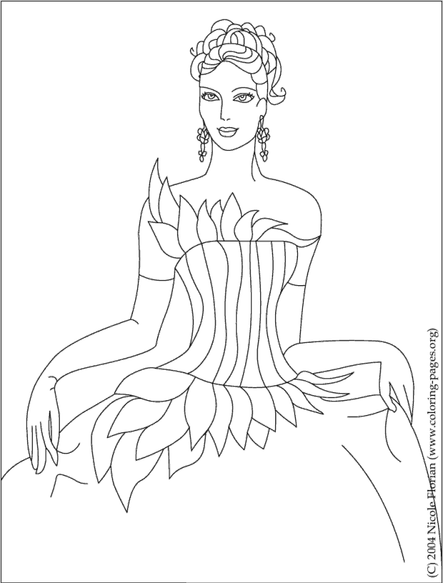 Princess coloring pages to print