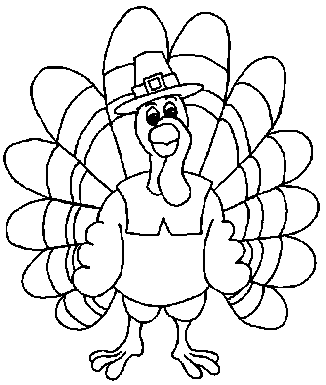 Thanksgiving coloring pages - 2