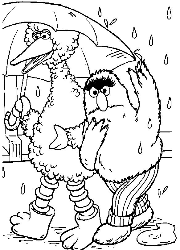 Sesame Street coloring pages